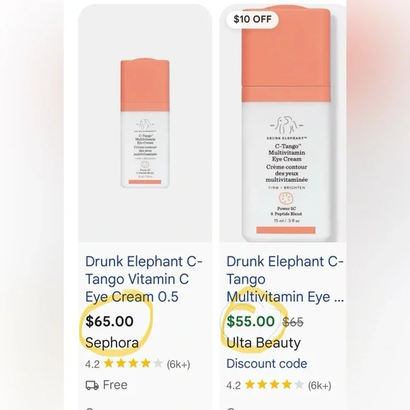 Drunk Elephant C-Tango Multivitamin Eye Cream - White - Picture 6 of 6